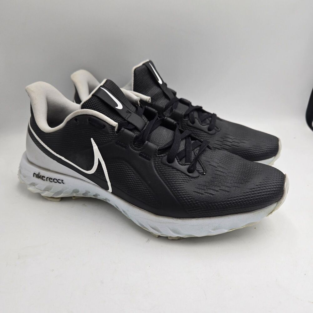 Nike React Infinity Pro Shoes Mens 11 Black Golf Spikeless Athletic CT6620-004